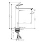 Hansgrohe Logis - Mitigeur de lavabo, EcoSmart, noir mat 71258670