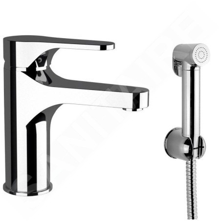 Sapho Corneli - Mitigeur de lavabo avec douchette de bidet, chrome CE48