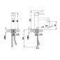 kielle Oudee - Mitigeur de lavabo, chrome 10115100