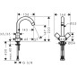 Hansgrohe Logis - Mélangeur de lavabo, chrome 71221000
