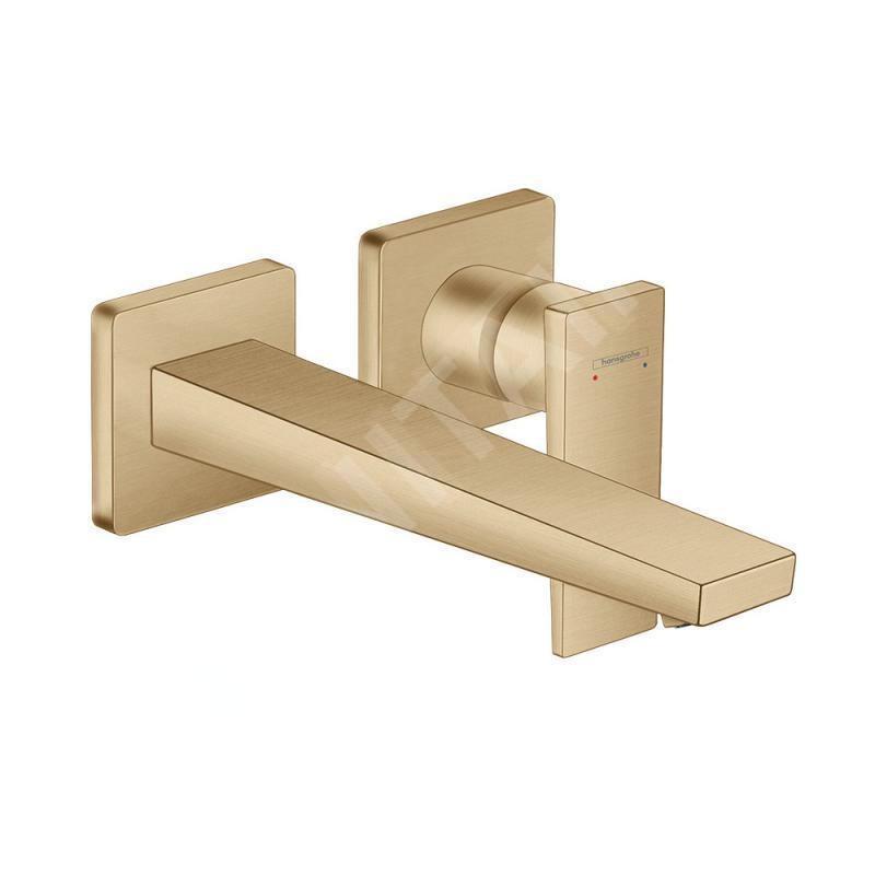 Hansgrohe Metropol - Mitigeur de lavabo encastré, 2 trous, bronze brossé 32526140