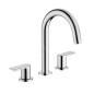 Hansgrohe Vernis Shape - Mitigeur de lavabo avec vidage, installation 3 trous, chrome 71563000