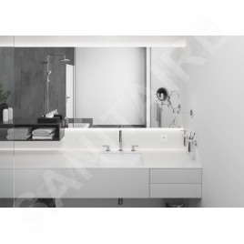 Hansgrohe Vernis Shape - Mitigeur de lavabo avec vidage, installation 3 trous, chrome 71563000