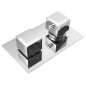 Sapho Latus - Mitigeur thermostatique à encastrer, 3 sorties, avec corps d’encastrement, chrome 1102-63 Sapho Latus - Mitigeur thermostatique à encastrer, 3 sorties, avec corps d’encastrement, chrome 1102-63