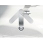 Grohe Plus - Mitigeur de lavabo L avec garniture de vidage Push-Open a bec extractible, chrome 23844003