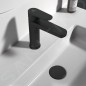 Ideal Standard Cerafine O - Mitigeur de lavabo avec click-clack, noir BD131XG