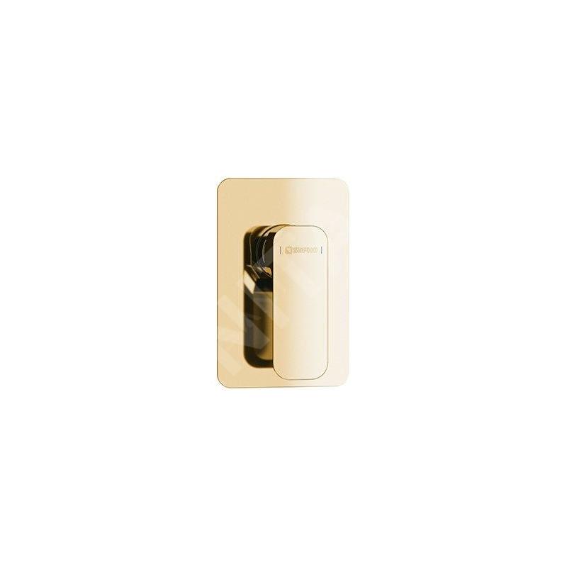 Sapho Spy - Mitigeur de douche encastré avec corps, pour 2 appareils, or PY41/17 Sapho Spy - Mitigeur de douche encastré avec corps, pour 2 appareils, or PY41/17