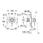 Grohe BauClassic - Mitigeur de douche encastré, avec corps, chrome 29048000