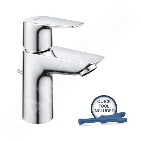 Grohe Start Edge - Mitigeur de lavabo avec vidage, chrome 24196001