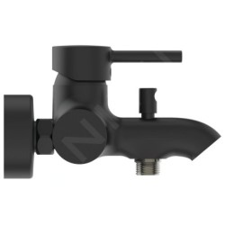 Ideal Standard CeraLine - Mitigeur de baignoire avec accessoires, noir BC270XG