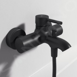 Ideal Standard CeraLine - Mitigeur de baignoire avec accessoires, noir BC270XG