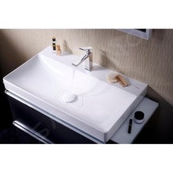 Hansgrohe Tecturis E - Mitigeur de lavabo avec vidage, CoolStart, EcoSmart, chrome 73014000