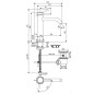 Ideal Standard Ceraline Nuovo - Mitigeur d'évier avec bonde, BlueStart, chrome BD761AA