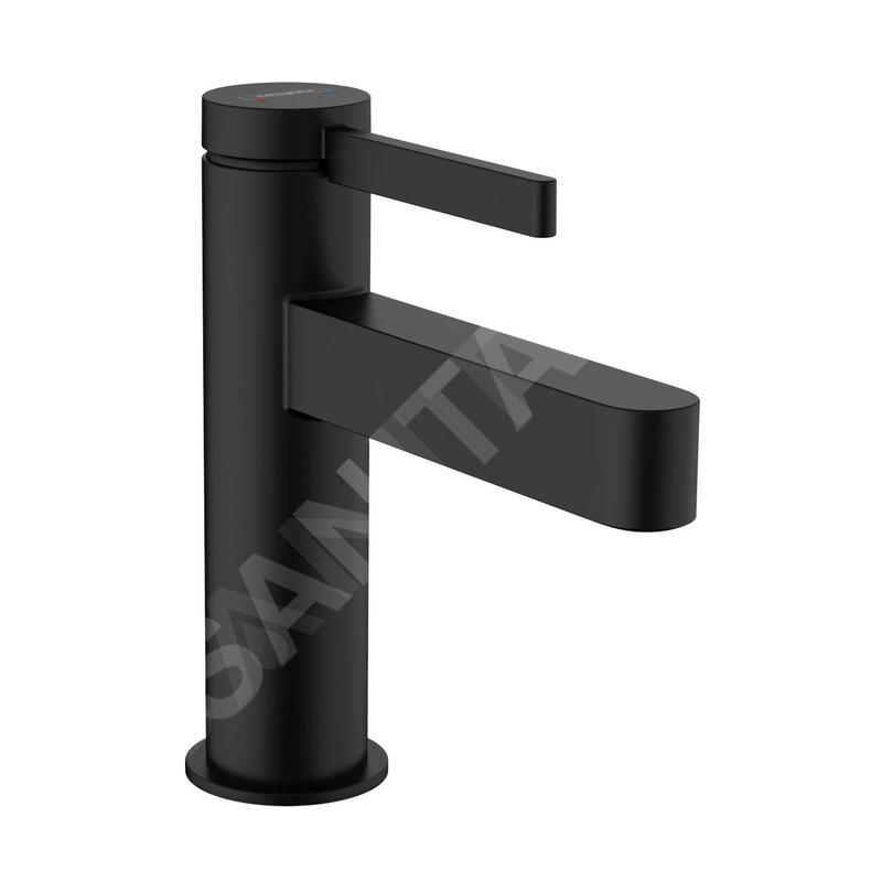 Hansgrohe Finoris - Mitigeur de lavabo 110, avec vidage, EcoSmart, noir mat 76020670