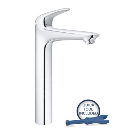 Grohe Wave - Mitigeur de lavabo avec vidage Push-Open, chrome 23585001