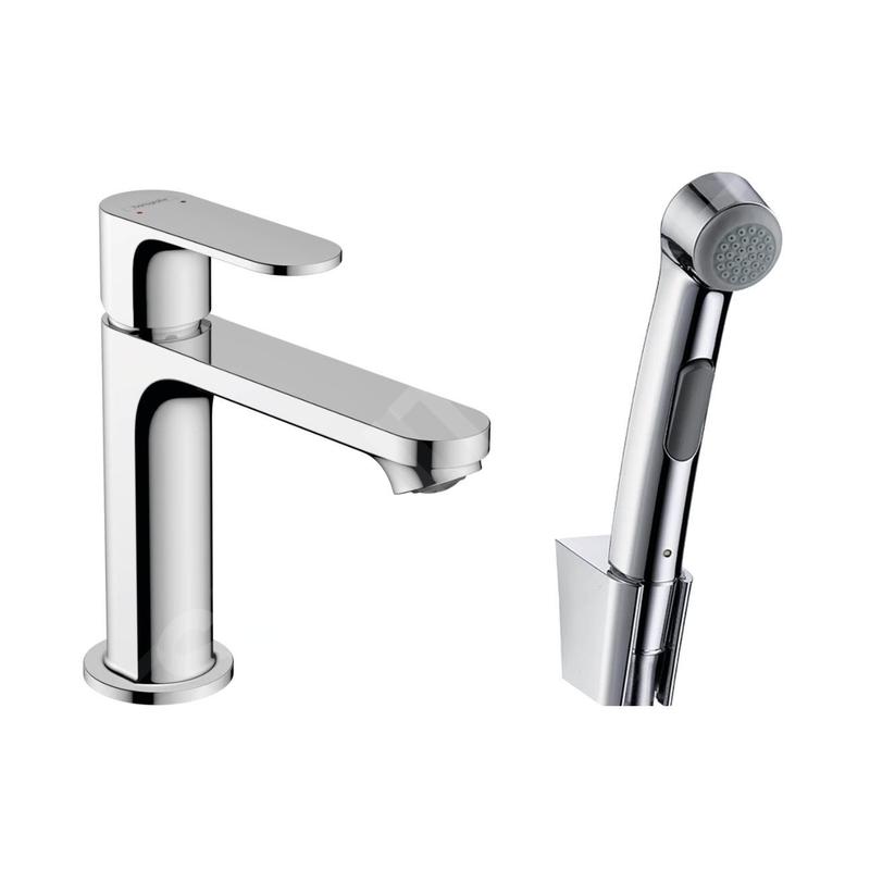 Hansgrohe Rebris S - Mitigeur de lavabo avec douchette de bidet, chrome 72215000