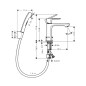Hansgrohe Rebris S - Mitigeur de lavabo avec douchette de bidet, chrome 72215000