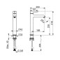 Hansa Vantis Style - Mitigeur pour vasque, chrome 54472207