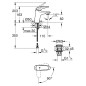 Grohe Wave - Mitigeur de lavabo avec vidage Push-Open, chrome 23583001