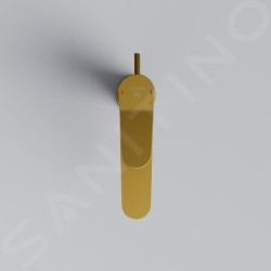 Steinberg 340 - Mitigeur de  lavabo, avec garniture de vidage, or brossé 340 1000 BG