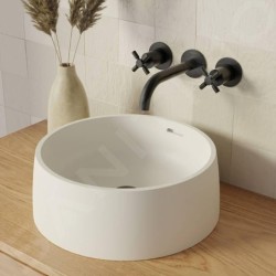 Steinberg 250 - Mitigeur de lavabo encastré, installation 3 trous, avec corps, noir mat 250 1902 S