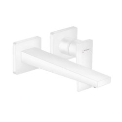 Hansgrohe Metropol - Mitigeur de lavabo encastré, 2 trous, blanc mat 32526700