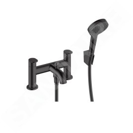 Hansgrohe Vernis Blend - Mitigeur sur le bord de baignoire avec accessoires, installation 2 trous, noir mat 71461670