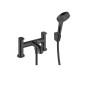 Hansgrohe Vernis Blend - Mitigeur sur le bord de baignoire avec accessoires, installation 2 trous, noir mat 71461670 Hansgrohe Vernis Blend - Mitigeur sur le bord de baignoire avec accessoires, installation 2 trous, noir mat 71461670