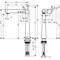 Hansgrohe Talis S - Mitigeur de lavabo 250 sans garniture de vidage, chrome 72116000