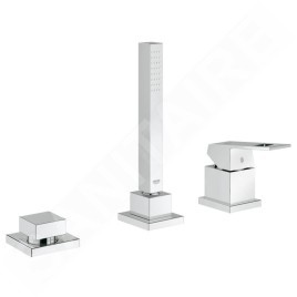 Grohe Eurocube - Mitigeur de baignoire 3 trous, chrome 19966000