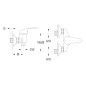 Aqualine 50 - Mitigeur de douche, entraxe 100 mm, chrome 52156