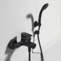 Ideal Standard Cerafine O - Mitigeur de baignoire avec accessoires, Noir BC706XG
