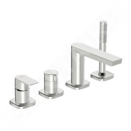 Hansa Stela - Mitigeur 4 trous pour bord de baignoire, chrome 57302173