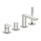 Hansa Stela - Mitigeur 4 trous pour bord de baignoire, chrome 57302173 Hansa Stela - Mitigeur 4 trous pour bord de baignoire, chrome 57302173