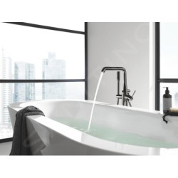 Grohe Essence - Mitigeur de baignoire à monter au sol, graphite foncé 23491A01