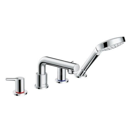 Hansgrohe Talis S - Mitigeur pour montage sur bord de baignoire, installation 4 trous, chrome 72419000