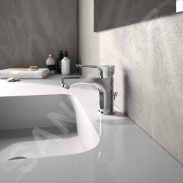 Ideal Standard Alpha - Mitigeur de lavabo avec garniture de vidage, chrome BC486AA