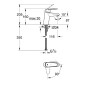 Grohe Eurodisc Cosmopolitan - Mitigeur de lavabo ES, chrome 2338220E