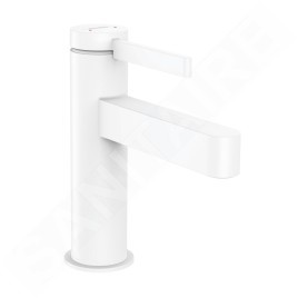 Hansgrohe Finoris - Mitigeur de lavabo 110, Push-Open, EcoSmart, blanc mat 76023700