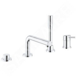 Grohe Concetto - Mitigeur au bord de baignoire, installation 4 trous, chrome 19576002