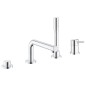 Grohe Concetto - Mitigeur au bord de baignoire, installation 4 trous, chrome 19576002