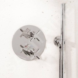 Steinberg 250 - Mitigeur thermostatique encastré pour 2 appareils, chrome 250 4133 3
