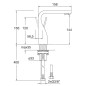 Steinberg 230 - Mitigeur de lavabo, chrome 230 1010