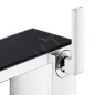 Axor MyEdition - Mitigeur de lavabo, avec garniture de vidage Push-Open, chrome/verre noir 47020600