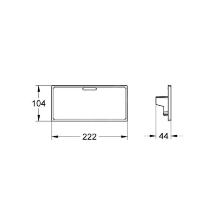 Grohe Grohtherm Cube - Tablette de douche EasyReach 18700000