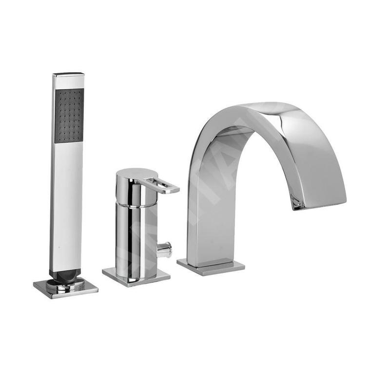 Paffoni West - Mitigeur de baignoire, installation 3 trous, chrome WS040LCR