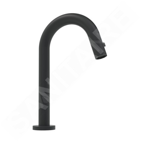 Hansa Nova Style - Bec déverseur de lavabo, noir mat 5091810133