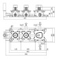 Paffoni Modular Box - Corps de base encastré pour mitigeurs thermostatiques MDBOX000