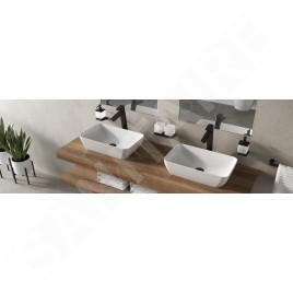 Ravak 10° Free - Mitigeur de lavabo TD F 015.20, noir X070151