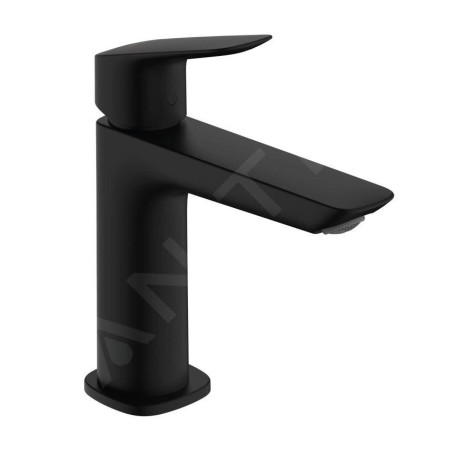 Hansgrohe Logis - Mitigeur de lavabo avec vidage, EcoSmart, noir mat 71251670
